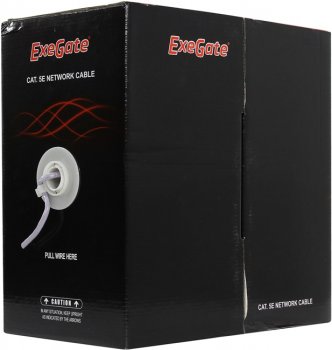 Кабель UTP 4 пары кат.5e <бухта 305м> Exegate <EX264556RUS>