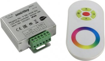 Контроллер Smartbuy <SBL-RGB-Sen> LED color controller (DC12В, IP20, ПДУ)