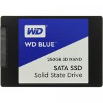 Твердотельный накопитель (SSD) 2.5&quot; 250GB WD Blue (R525/W550Mb/s, TLC, SATA) (WDS250G2B0A)