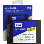 Твердотельный накопитель (SSD) 2.5&quot; 500GB WD Blue (R530/W560Mb/s, TLC, SATA ) (WDS500G2B0A)