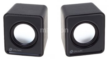 Колонки Oklick OK-331 2.0 черный 6Вт