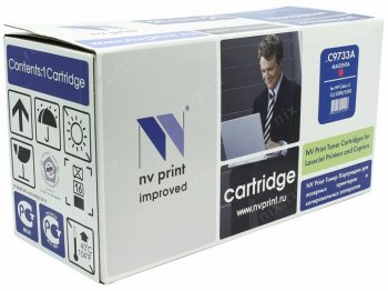 Картридж NV-Print аналог C9733A Magenta для HP CLJ 5500/5550