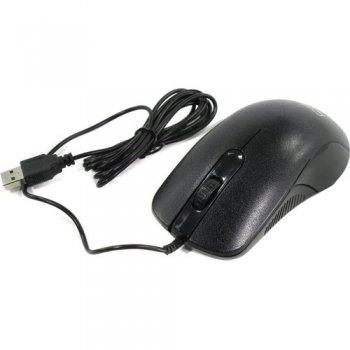 Мышь CBR Optical Mouse <CM105 Black> (RTL) USB 3but+Roll