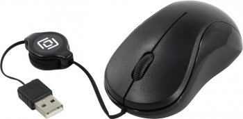 Мышь OKLICK Optical Mouse <115SR> <Black> (RTL) USB 3btn+Roll <492888>