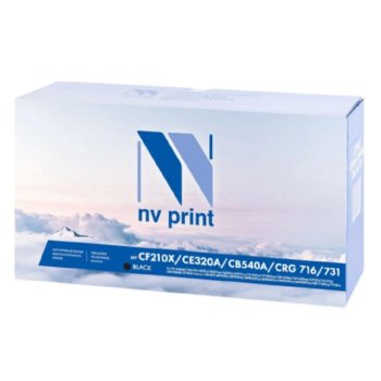 Картридж NV-Print аналог CF210X/CE320A/CB540A/Cartridge 716/731Black для HP M251/276/ CP1225/1415,Canon LBP5050