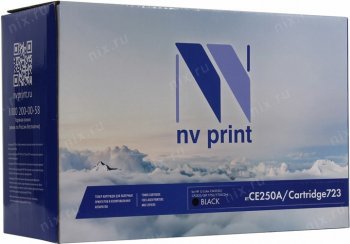 Картридж NV-Print аналог CE250A/Cartridge 723 Black для HP LJCP3525/3530MFP, Canon LBP-7750