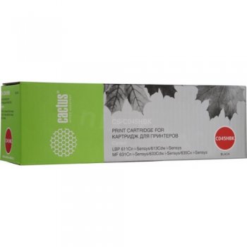 Картридж Cactus CS-C045HBK черный (2800стр.) для Canon LBP 611Cn/613Cdw/631Cn/633Cdw/635Cx