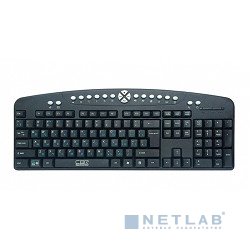 Клавиатура CBR KB 340GМ,104+13 доп. кл., подзапястник, переключение языка 1й кнопкой (софт), USB