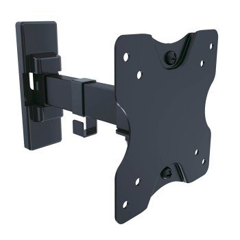 Кронштейн для телевизора Ultramounts UM 860 черный 13"-27" макс.20кг настенный поворот и наклон