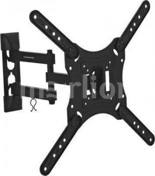 Кронштейн для телевизора Ultramounts UM 870 черный 23"-55" макс.30кг настенный поворот и наклон