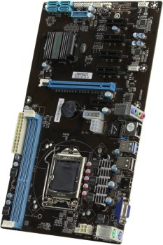 Материнская плата Esonic H81-BTC-KING (RTL) LGA1150 <H81> PCI-E Dsub+HDMI LAN SATA ATX 2DDR3