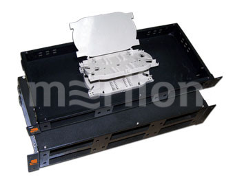 Полка оптическая Lanmaster LAN-FOBM-RM-3P 19" стационарная 1U порт.:3