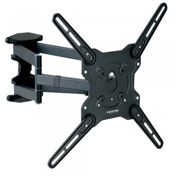 Кронштейн для телевизора Kromax OPTIMA-407 серый 22"-65" макс.45кг настенный поворотно-выдвижной и наклонный