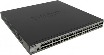 Коммутатор D-Link <DGS-1210-52P/ME /B1A> (24UTP 1000Mbps+ 24UTP 1000Mbps PoE+ 4SFP)