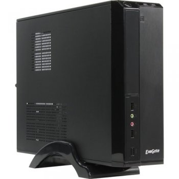 Корпус Desktop Exegate <MI-207> Mini-ITX 300W (24+4пин) <EX268688RUS>