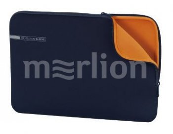 Чехол для ноутбука 13.3" Hama синий/оранжевый неопрен (00101553)