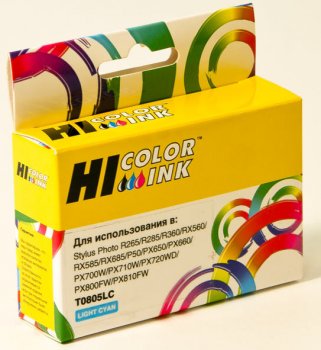 Картридж Hi-Black (HB-T0805) для Epson Stylus Photo P50/PX660/700W/800FW/R265, LC (аналог T0805LC)