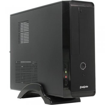 Корпус Desktop Exegate <MI-209> Black Mini-ITX 400W (24+4пин) <EX268700RUS>
