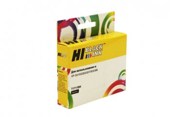 Картридж Hi-Black (HB-T1711) для Epson XP-33/103/203/207/306/406, Bk (аналог T1711BK)