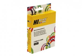 Картридж Hi-Black (HB-LC1100BK/LC-980Bk) для Brother DCP-145C/DCP-165С/195C/MFC-250C, Bk (аналог LC980/LC1100BK)