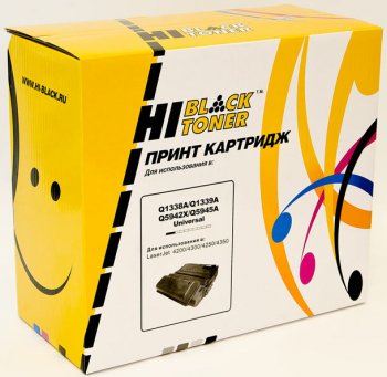 Картридж Hi-Black (HB-Q1338/5942/5945/1339) для HP LJ 4200/4300/4250/4350/4345, Унив, 20K (аналог HB-Q5942X)