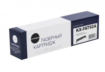 Картридж NetProduct (N-KX-FAT92A) для Panasonic KX-MB263/283/763/773/783, 2K