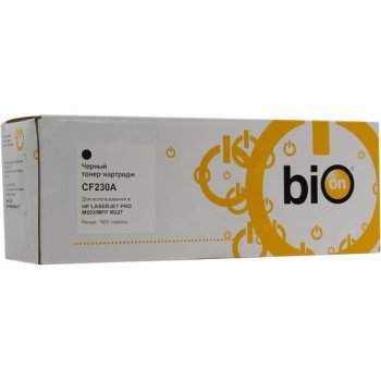 Картридж Bion BCR-CF230A для HP LaserJet Pro M203d/M203dn/M203dw/MFP M227fdn/M227fdw/M227sdn (1600 стр.), Черный, с чипом