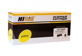 Картридж Hi-Black (HB-CLT-Y407S) для Samsung CLP-320/320n/325/CLX-3185, Y, 1K