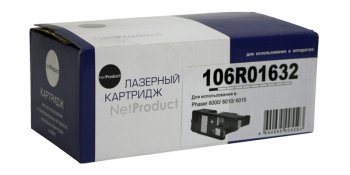 Картридж NetProduct (N-106R01632) для Xerox Phaser 6000/6010/WC6015, M, 1K