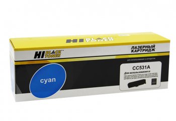 Картридж Hi-Black (HB-CC531A/CE411/CF381/718) для HP CLJ CP2025/CM2320/Canon LBP7200, C, 2,8K
