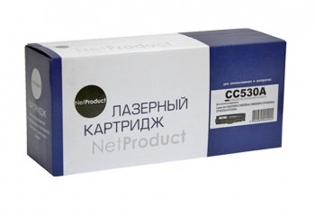 Картридж NetProduct (N-CC530A/CE410/CF380/718) для HP CLJ CP2025/CM2320/Canon LBP7200, Bk, 3,5K