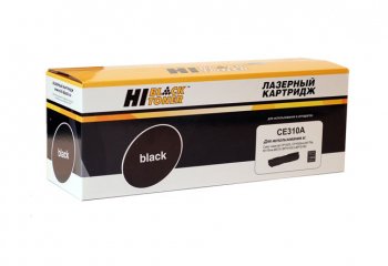 Картридж Hi-Black CE310A HB-CE310A для HP CLJ CP1025/CP1025nw/Canon LBP-7010C/7018C, Bk 1.2K с чипом