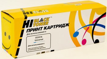 Картридж Hi-Black (HB-CE321A) для HP CLJ Pro CP1525/CM1415, № 128A, C, 1,3K