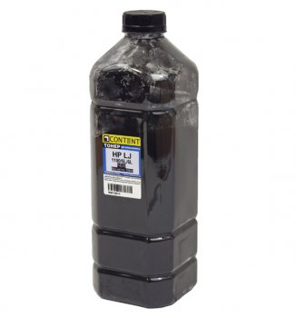 Тонер Content для HP LJ 1100/5L/6L, Bk, 1 кг, канистра