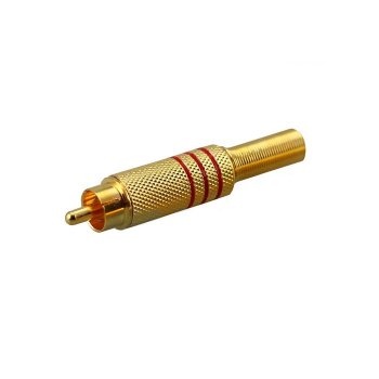 Разъем RCA REXANT 14-0411 (Gold) (металический под винт)