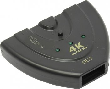 Переключатель видеосигнала KS-is <KS-340> HDMI Switcher (3in -> 1out, ver1.4)