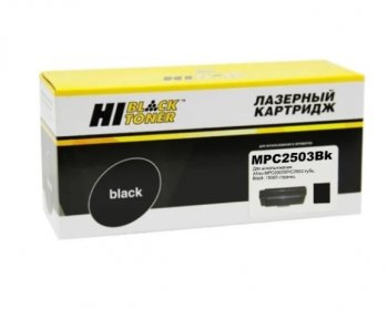 Картридж Hi-Black (HB-Type MPC2503Bk) для Ricoh Aficio MPC2003SP/C2503,туба, Bk, 15K (аналог HB-Type MPC2503K)