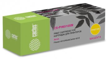 Картридж Cactus 106R03694 CS-PH6510XM пурпурный (4300стр.) для Xerox Phaser 6510/WC6515
