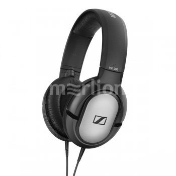 Наушники мониторные Sennheiser HD 206 3м черный/серебристый проводные оголовье (507364)