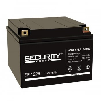 Аккумулятор для слаботочных систем Security Force SF 1226 (12V, 26Ah)