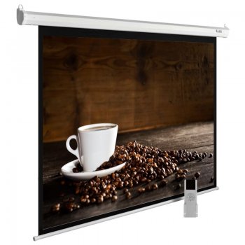 Экран для проектора Cactus 300x300см MotoExpert CS-PSME-300x300-WT 1:1 настенно-потолочный рулонный белый (моторизованный привод)