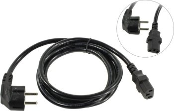 Кабель питания VCOM <CE021-CU1.5-1.8м> 220V Европейский стандарт, Г-образный (сечение 3*1,5)