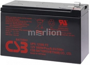 Аккумулятор для ИБП CSB UPS12580 12В 9.4Ач