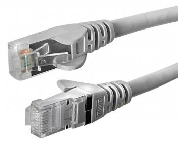 Кабель UTP Lanmaster TWT-45-45-0.3-GY UTP RJ-45 вил.-вилка RJ-45 кат.5E 0.3м серый ПВХ (уп.:1шт)