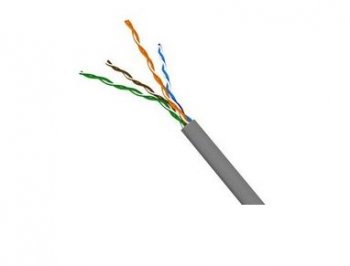 Кабель UTP Lanmaster TWT-5EUTP-XL кат.5E U/UTP 4X2X24AWG PVC внутренний 305м серый