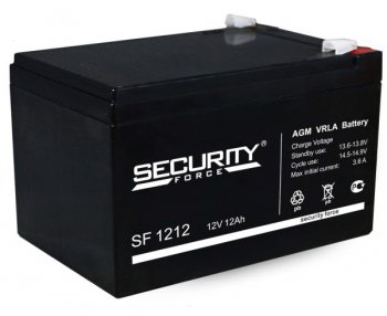 Аккумулятор для слаботочных систем Security Force SF 1212 (12V, 12Ah)