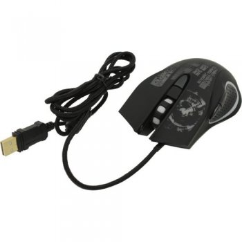 Мышь QUMO Gaming Optical Mouse <Gremlin M37> (RTL) USB 6btn+Roll <23459>