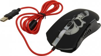 Мышь QUMO Gaming Optical Mouse <Axe M07> (RTL) USB 6btn+Roll <21380>