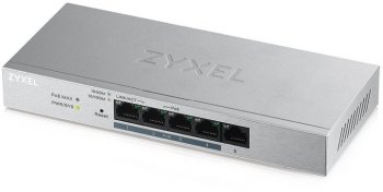 Коммутатор Zyxel GS1200-5HPV2-EU0101F (L2) 5x1Гбит/с 4PoE+ 60W управляемый