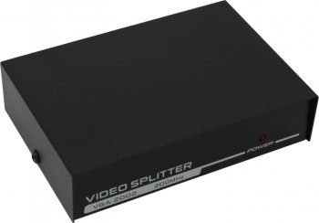 Разветвитель видеосигнала видеосигнала 2-Port Video Splitter (VGA15F+2xVGA15F) + б.п.